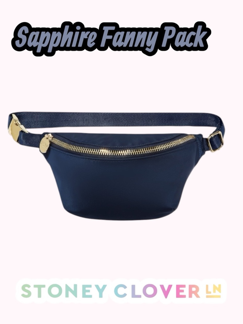 NWT Stoney Clover Lane Classic Fanny Pack in Sapphire